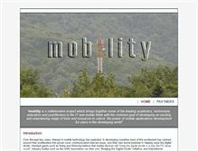 Tablet Screenshot of mobility.kiwanja.net